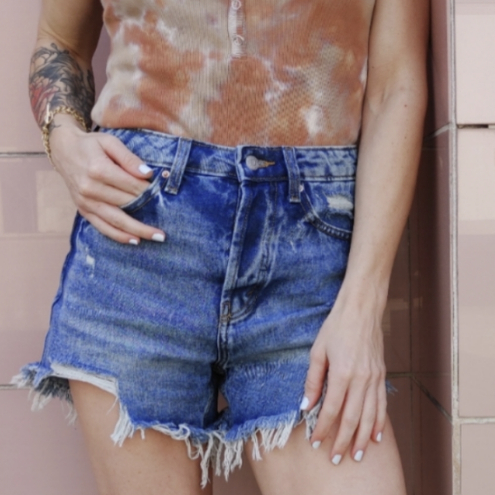 Women's denim shorts
